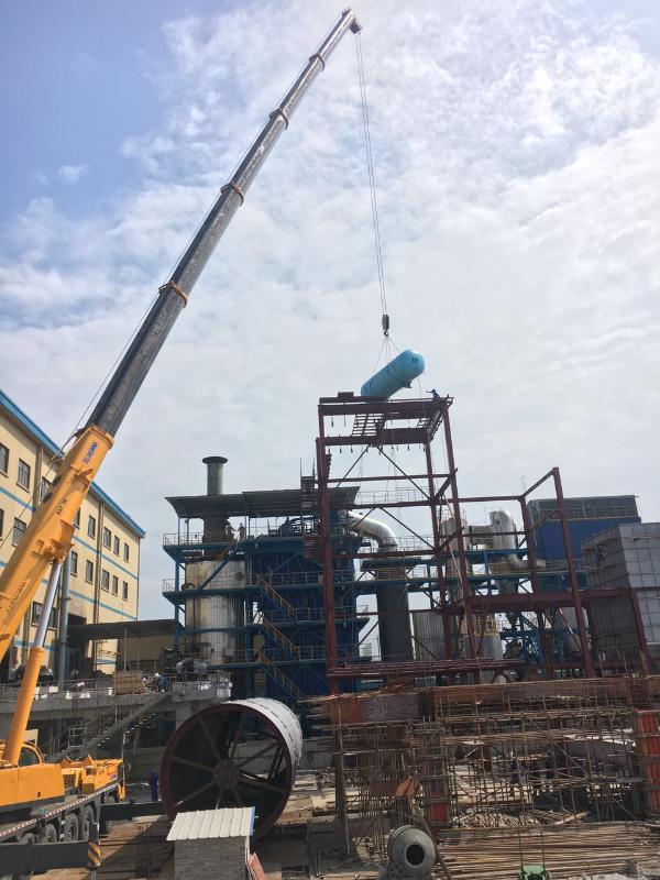 Shaoxing shangyu annual incineration project boiler drum suc
